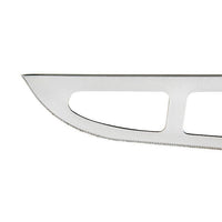 Laguiole Cheese Set "Barthélemy" - Olive Wood Handle - Forge de - Side View | Bone & Brass