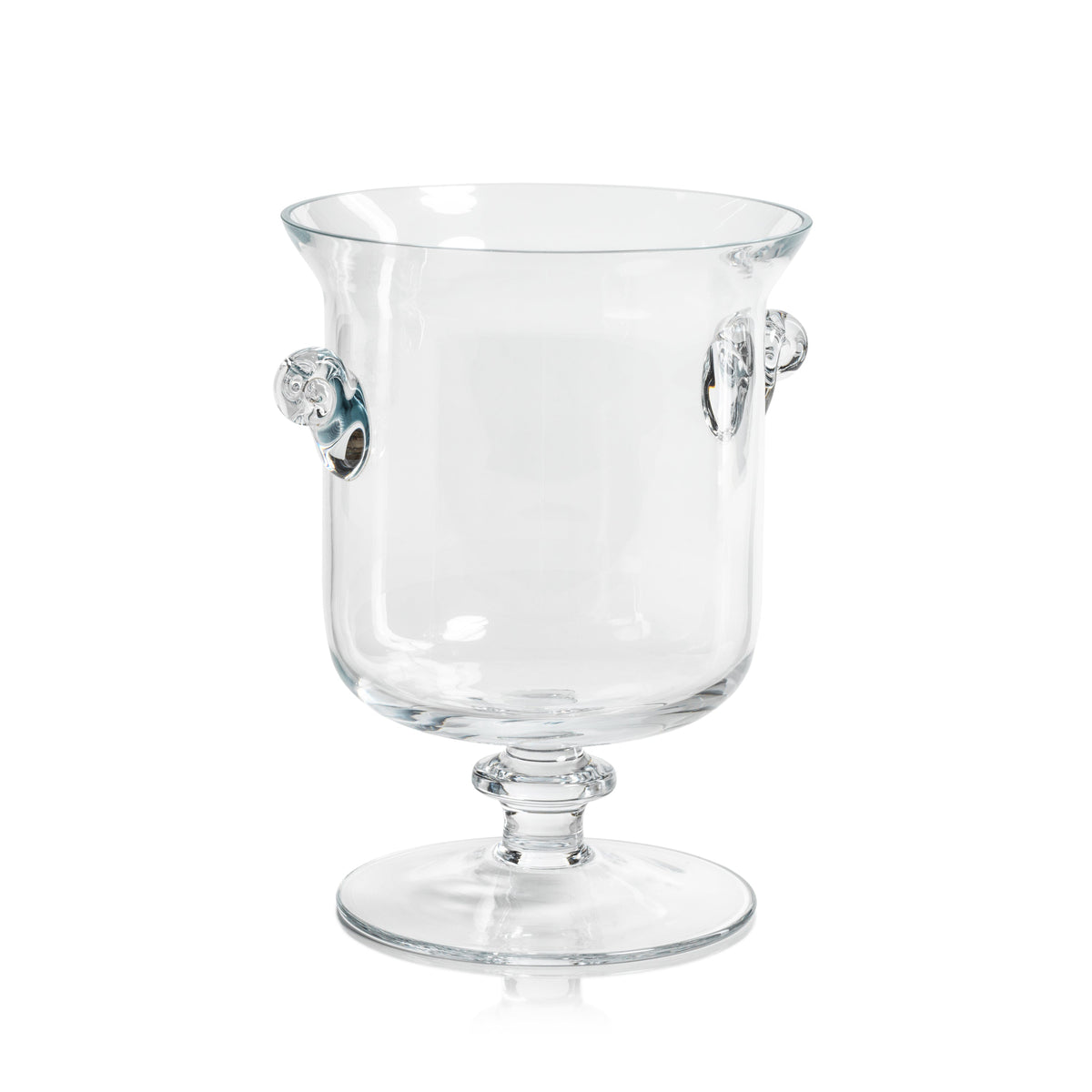 L'amandier Footed Vase / Hurricane - Vase View | Bone & Brass