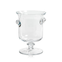 L'amandier Footed Vase / Hurricane - Vase View | Bone & Brass
