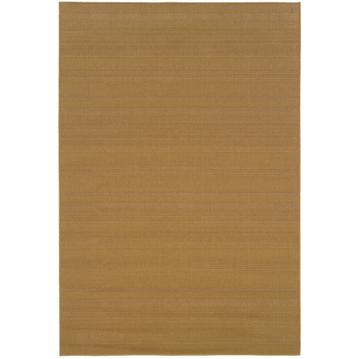 Lanai Beige Outdoor Rug, a rectangular polypropylene rug with a natural Sisal-inspired woven texture.