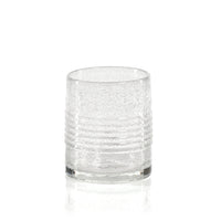 Langley Bubble Double Old Fashioned Glasses, Set of 6 | Bone & Brass
