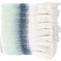 Lanose Multicolor Denim Throw - Throw Texture Detail | Bone & Brass