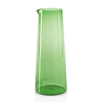 Lanvin Glass Pitcher | Gray, Cobalt Blue or Green - Pitcher View | Bone & Brass
