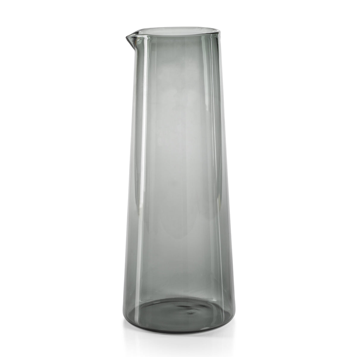 Lanvin Glass Pitcher | Gray, Cobalt Blue or Green | Bone & Brass