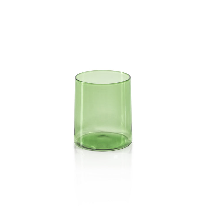 Lanvin Green Tumbler Glasses, Set 6 | Bone & Brass