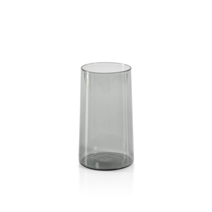 Lanvin Smoke Grey Highball Glasses, Set 6 | Bone & Brass