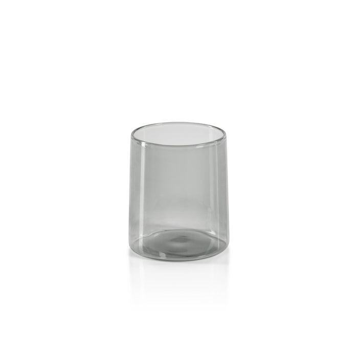 Lanvin Smoke Grey Tumbler Glasses, Set 6 | Bone & Brass