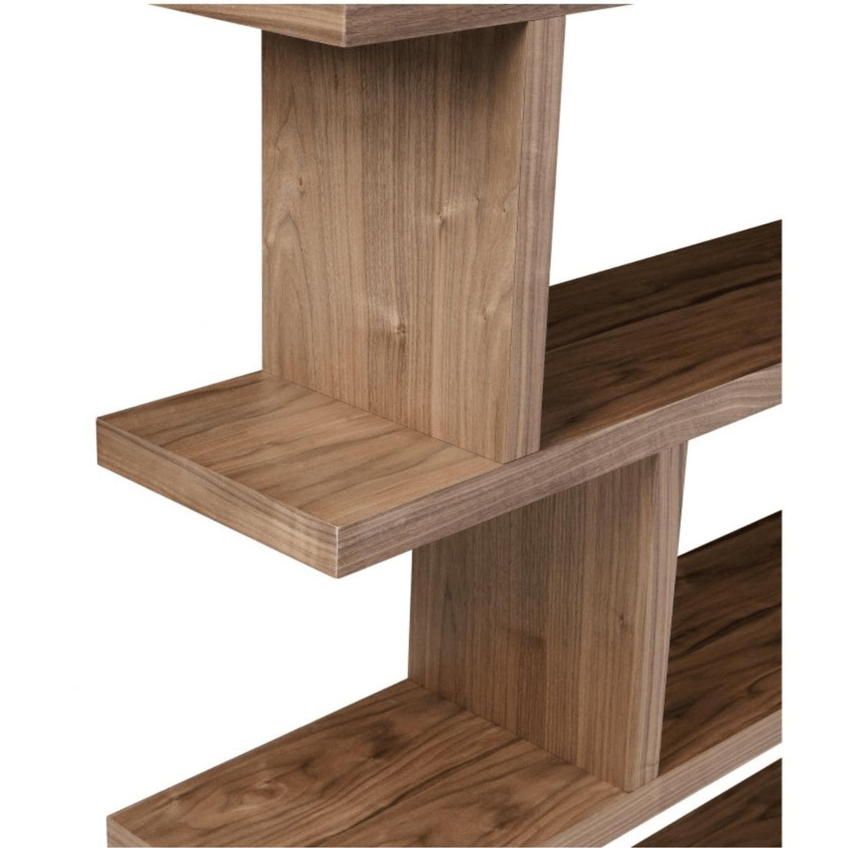 Large Walnut Bookshelf - Bookcase Detail | Bone & Brass
