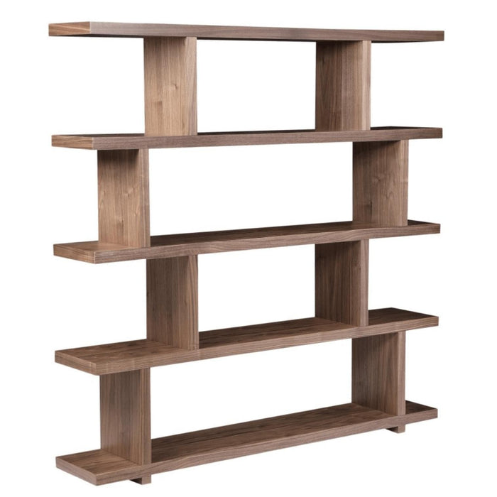 Large Walnut Bookshelf | Bone & Brass