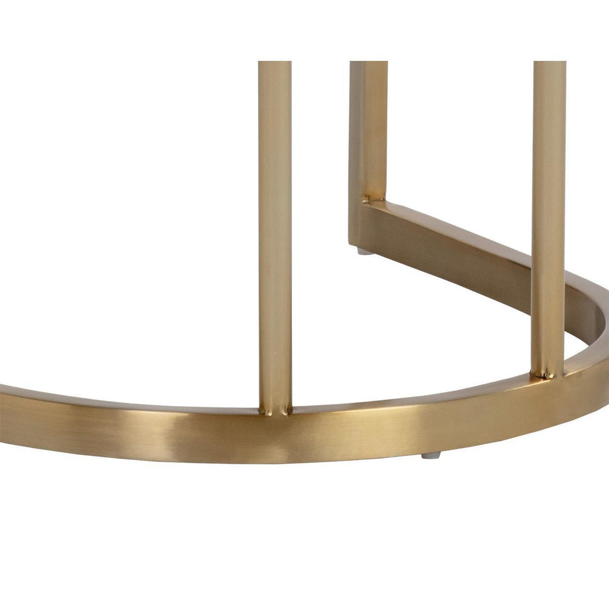 Larissa Counter Stool - Napa Cognac|Rhea Light Barley - Stool Seat Detail | Bone & Brass