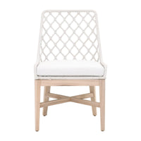 Lois White Rope Outdoor Dining Chair