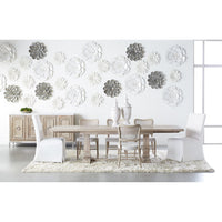 Laverne Ivory Slipcover Dining Chair, Set 2 - Chair Side View | Bone & Brass