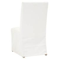 Laverne Ivory Slipcover Dining Chair, Set 2 - Chair View | Bone & Brass