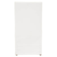 Laverne Ivory Slipcover Dining Chair, Set 2 - Chair Side View | Bone & Brass