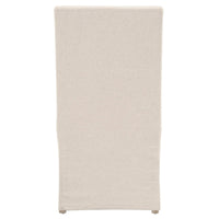 Laverne Jute Slipcover Dining Chair, Set 2 - Chair Upholstery Detail | Bone & Brass