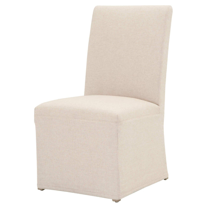 Laverne Jute Slipcover Dining Chair, Set 2 | Bone & Brass