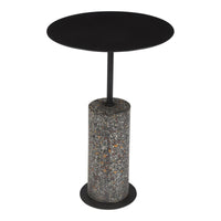 Lillith Accent Table - Table Top View | Bone & Brass