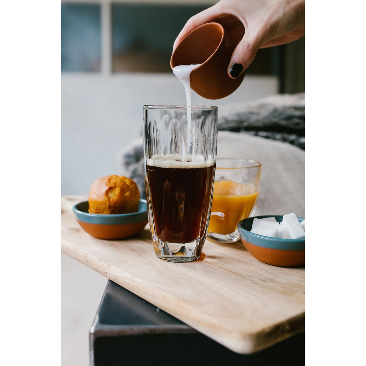 Lily Ice Tea Glass Set-6 - Glass Detail | Bone & Brass