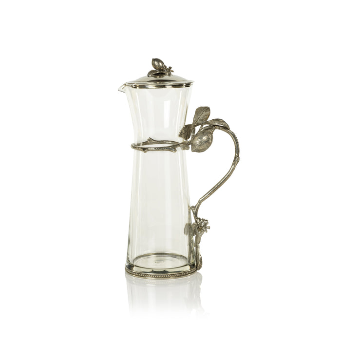 Limón Agria Pewter & Glass Pitcher Lid | Bone & Brass