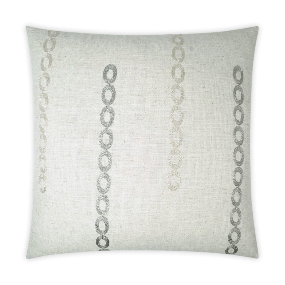 Links Ivory Throw Pillow | Bone & Brass