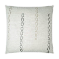 Links Ivory Throw Pillow | Bone & Brass