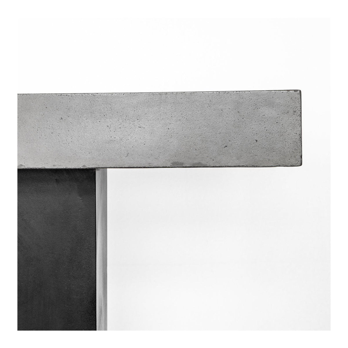 Lithic Outdoor Bar Table - Table Side View | Bone & Brass