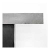 Lithic Outdoor Bar Table - Table Side View | Bone & Brass