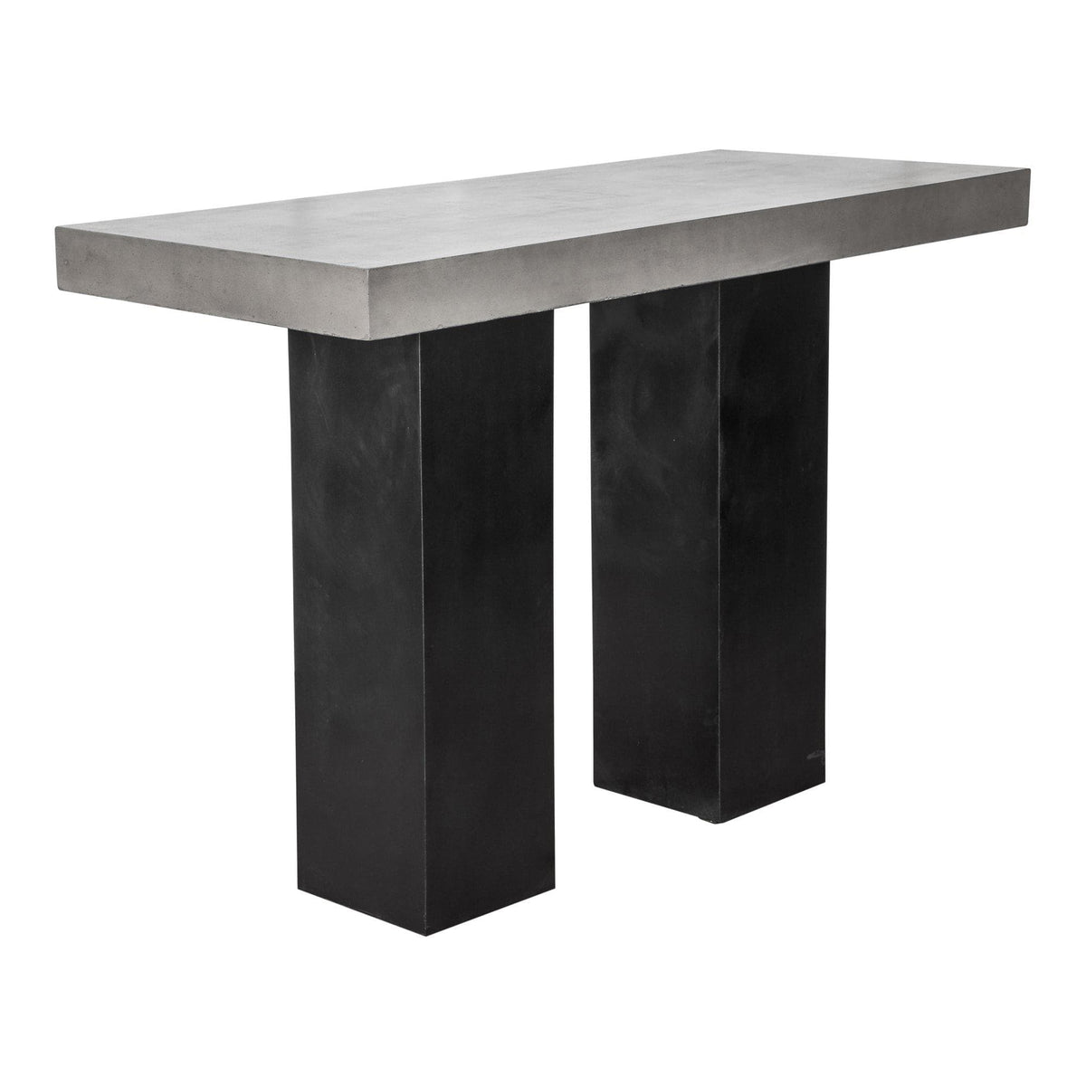 Lithic Outdoor Bar Table - Table Top View | Bone & Brass
