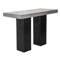 Lithic Outdoor Bar Table - Table Top View | Bone & Brass