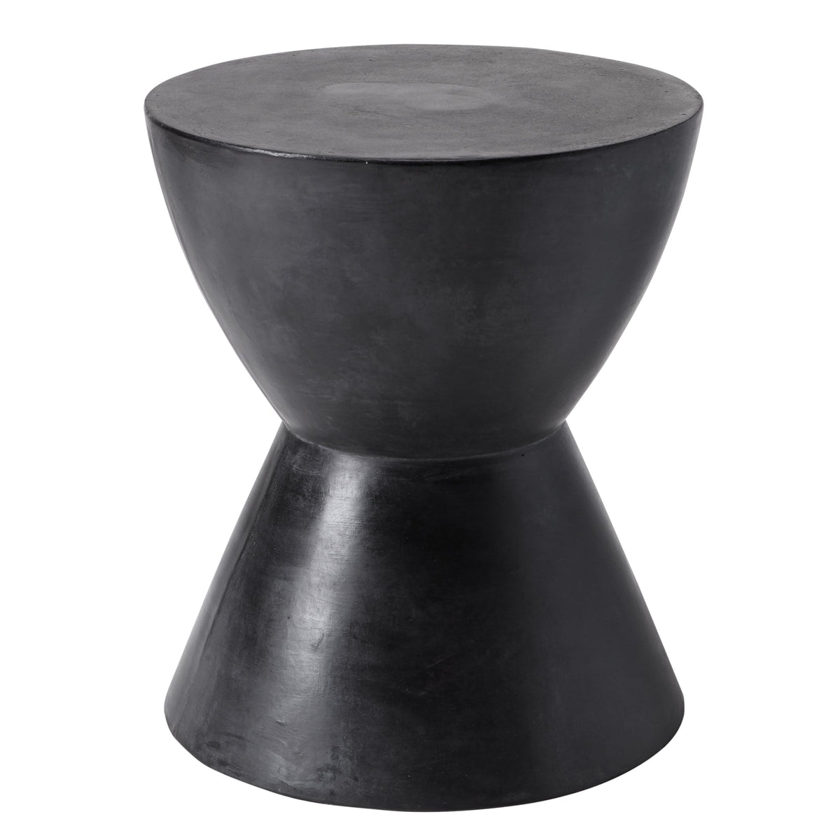 Logan End Table - Black | Bone & Brass