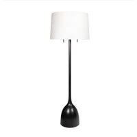 Logan Floor Lamp | Bone & Brass