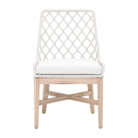 Lois White Rope Outdoor Dining Chair - Outdoor Chair Detail | Bone & Brass