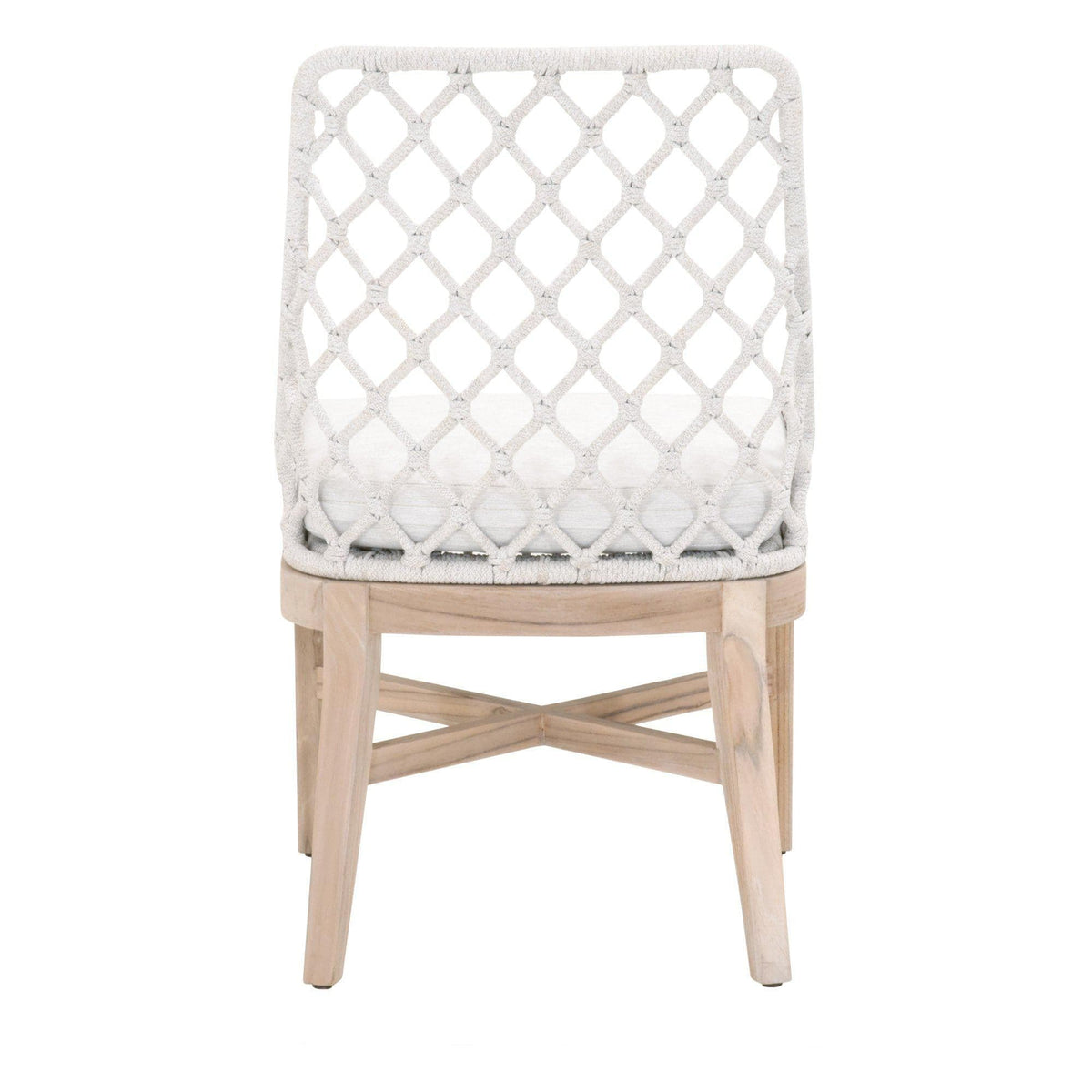 Lois White Rope Outdoor Dining Chair - Patio Chair View | Bone & Brass