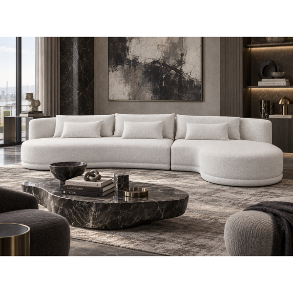 London Copenhagen White Boucle RAF Sectional