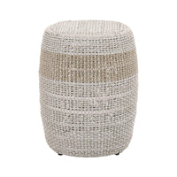 Lulu Taupe Rope Accent Table