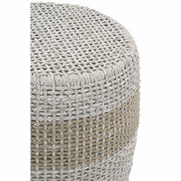 Lulu Taupe Rope Accent Table