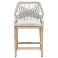 Lulu Taupe Rope Counter Stool
