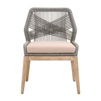 Lulu Platinum Rope Dining Chair, Set of 2