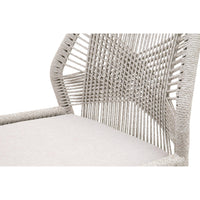 Lulu Taupe Rope Outdoor Counter Stool