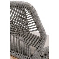 Lulu Platinum Rope Outdoor Counter Stool - Patio Stool View | Bone & Brass