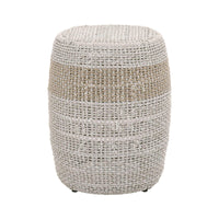 Lulu Taupe Rope Accent Table | Bone & Brass