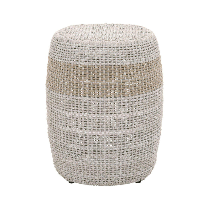 Lulu Taupe Rope Accent Table | Bone & Brass