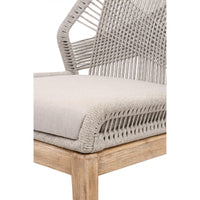 Lulu Taupe Rope Dining Chair, Set 2 - Chair View | Bone & Brass