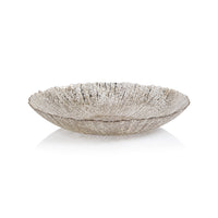 Luminara Golden Silver Fusion Glass Bowls, Set 4 | Bone & Brass