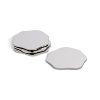 Luna Polished Gold Coasters, Set 4 | Bone & Brass