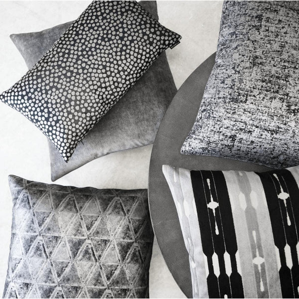 Lustrious Smoke Throw Pillow - Pillow Detail | Bone & Brass