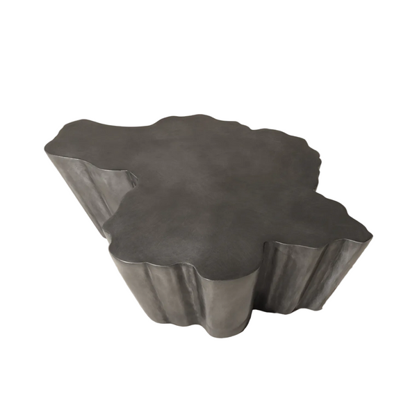 Lynx Antique Grey Organic Shaped Coffee Table
