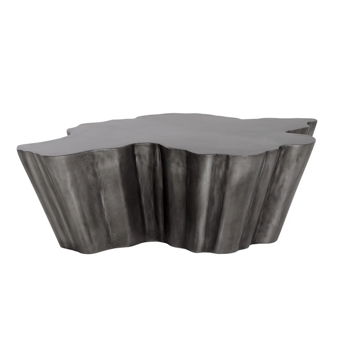 Lynx Antique Grey Organic Shaped Coffee Table