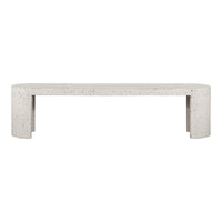 Lyon Outdoor Bench - Outdoor Chair Side View | Bone & Brass