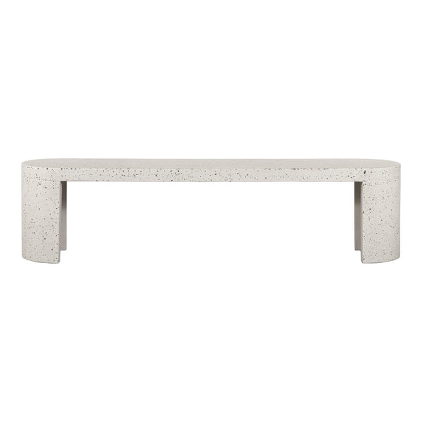 Lyon Outdoor Bench - Outdoor Chair Side View | Bone & Brass